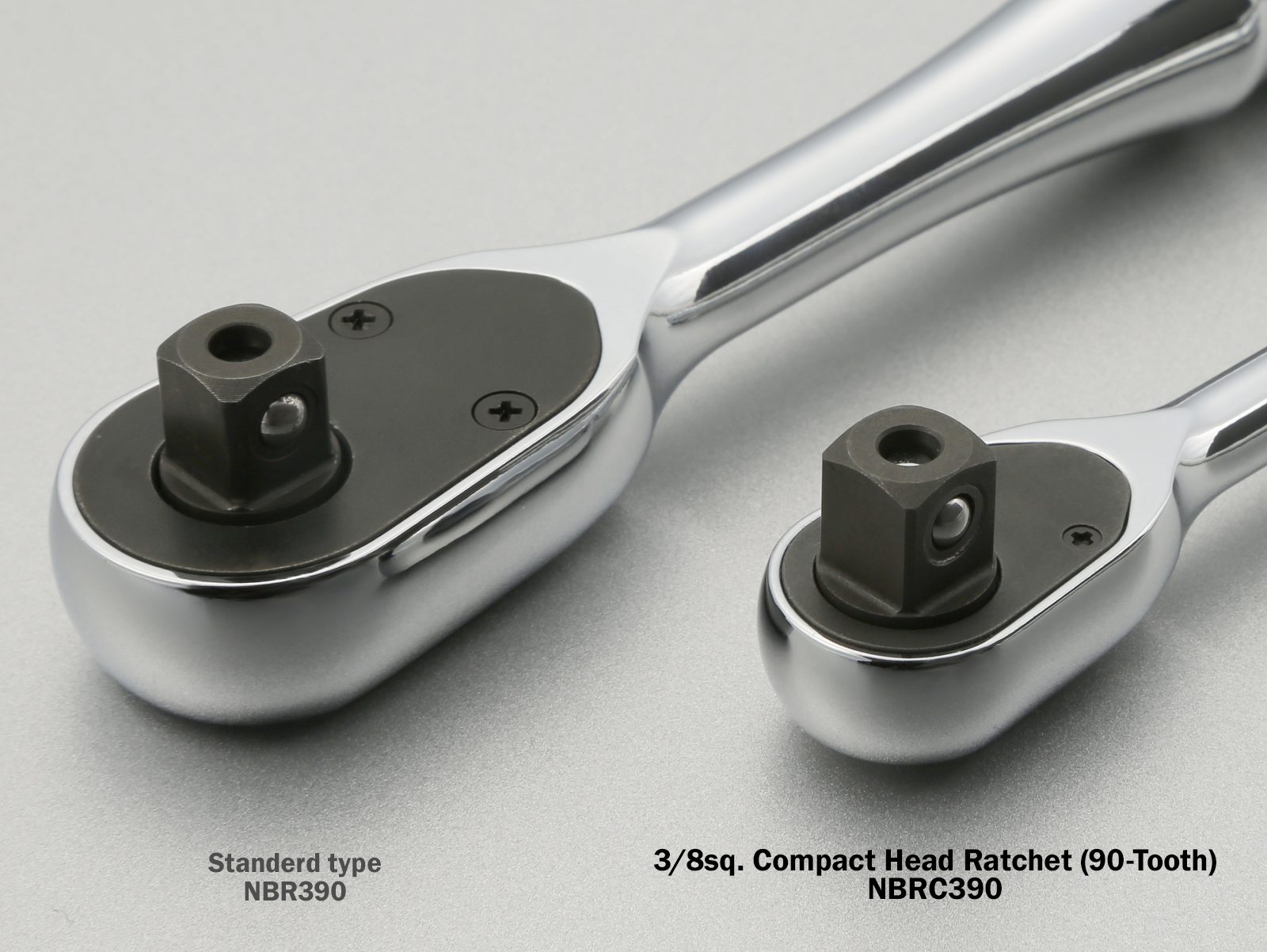 3/8sq. Compact Head Ratchet (90-Tooth)NBRC390